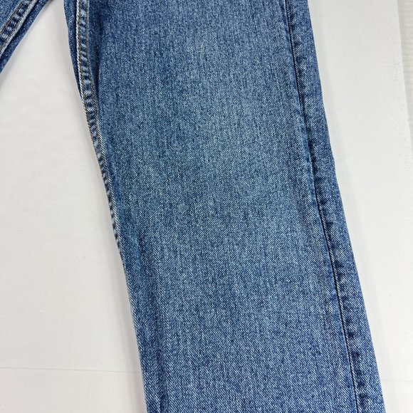 VTG 90s Levi's Jeans Men's 30x32 512 Slim Tapered Blue Faded Denim USA Tag 32x34 - Picture 5 of 16